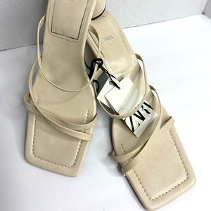 Zara Open Sandal Heels